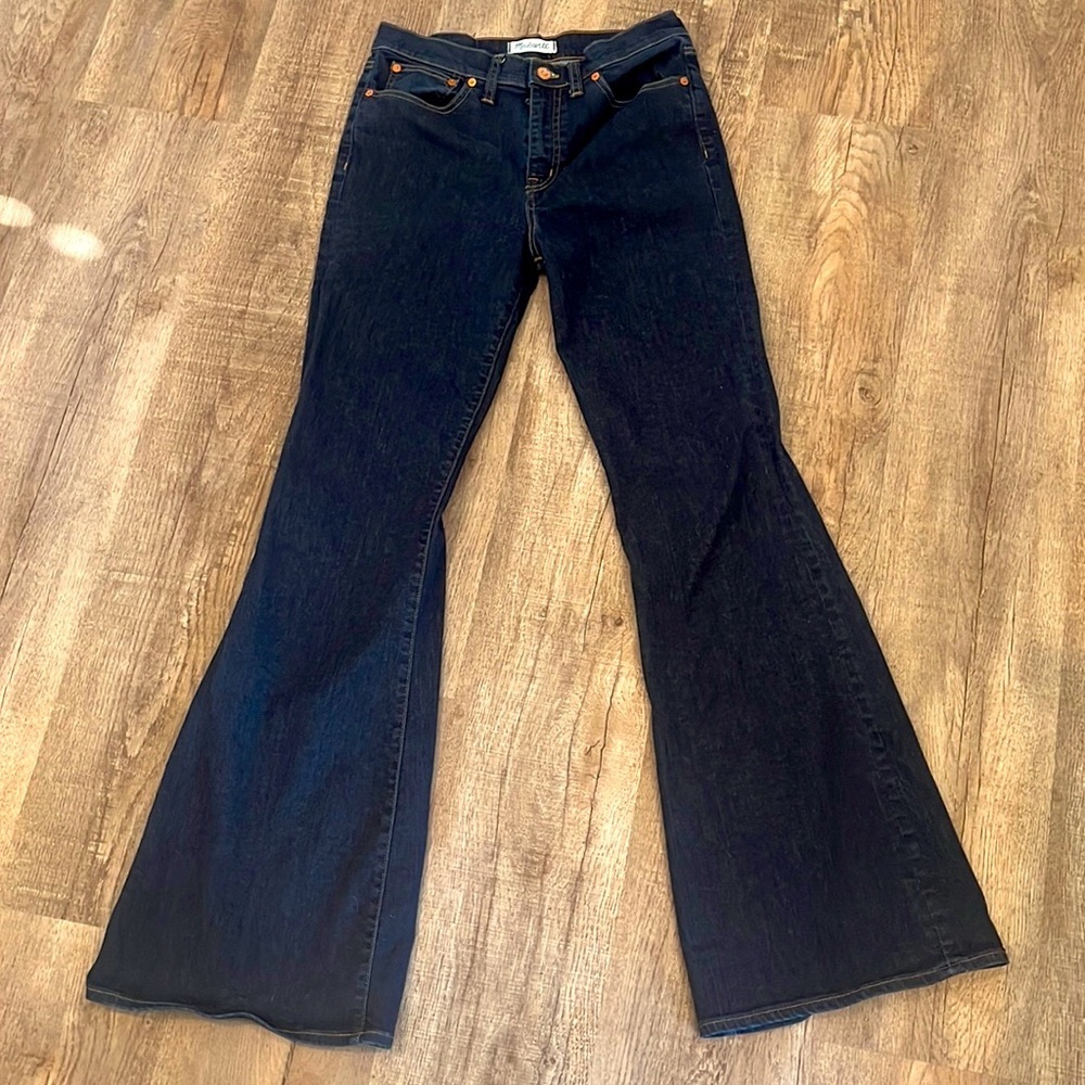 Madewell Flea Market Flare Dark Wash Jeans